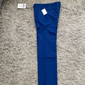 Boys blue dress pants - slim fit